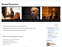 Tablet Screenshot of michaelrosemann.com